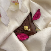 Vriksham Designer Jadau Kundan Nath-Red-Pearls-J3020